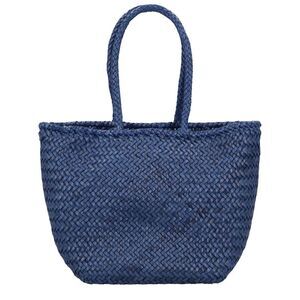Dragon Diffusion Grace Small Leather Tote, Blue
